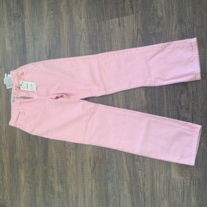 Zara high rise straight jeans